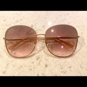 Vince Camuto Aviator Sunglasses-Gold